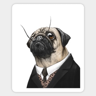 Pug Dali Magnet